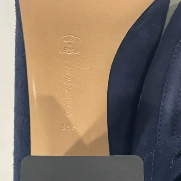 Gianvito Rossi Rouen 4" suede pumps. Size 38‎ 1/2. - Picture 7 of 10